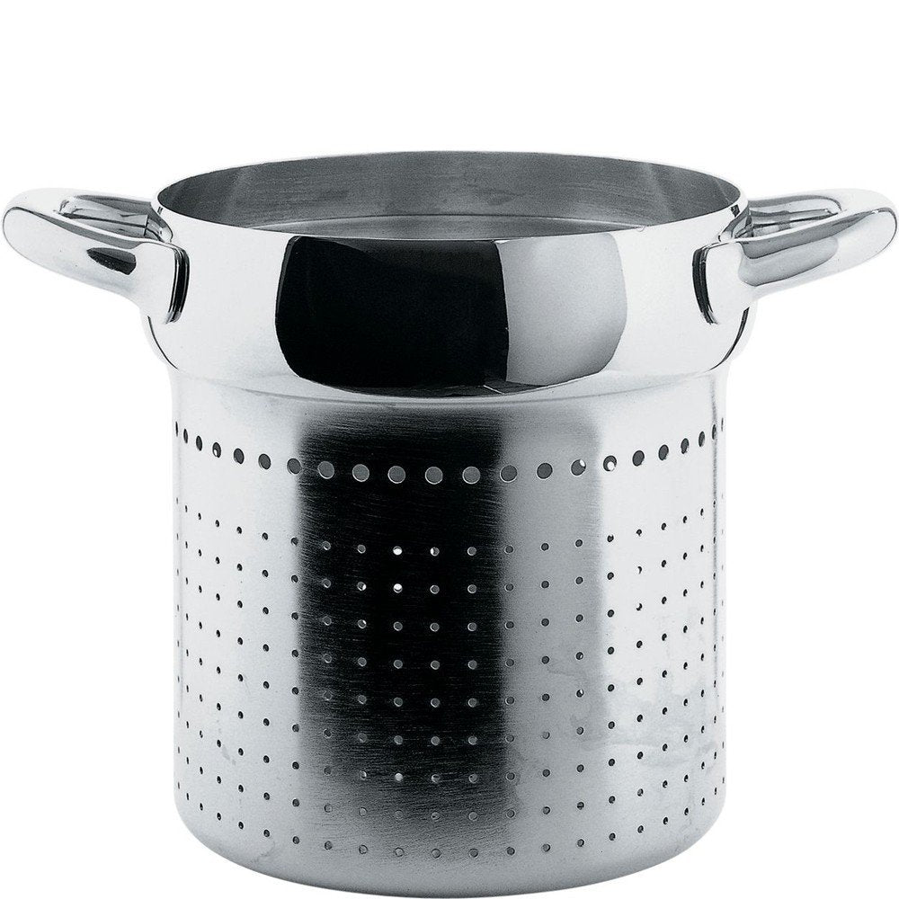 Alessi Mami SIEB FÜR Pasta-Set, Edelstahl, Silber, 8.3 x 24 x 23.5 cm