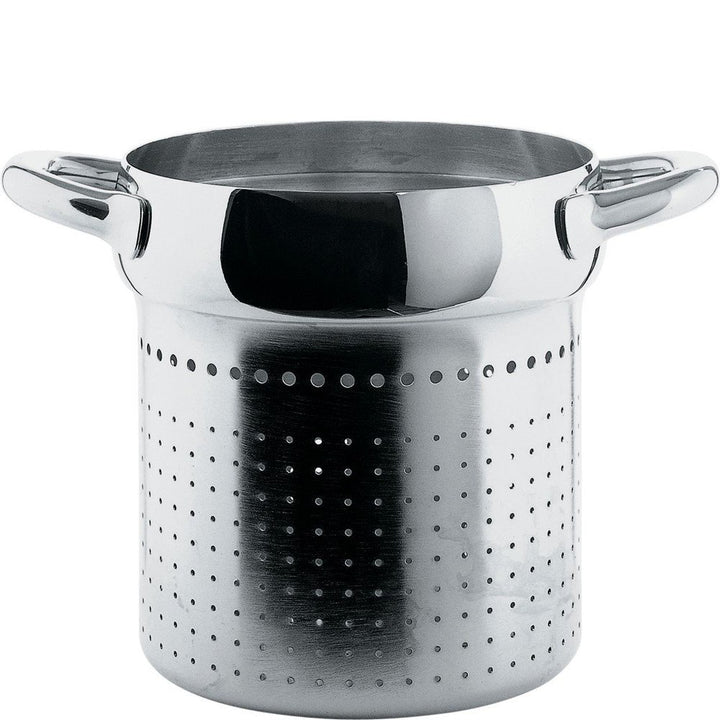 Alessi Mami SIEB FÜR Pasta-Set, Edelstahl, Silber, 8.3 x 24 x 23.5 cm