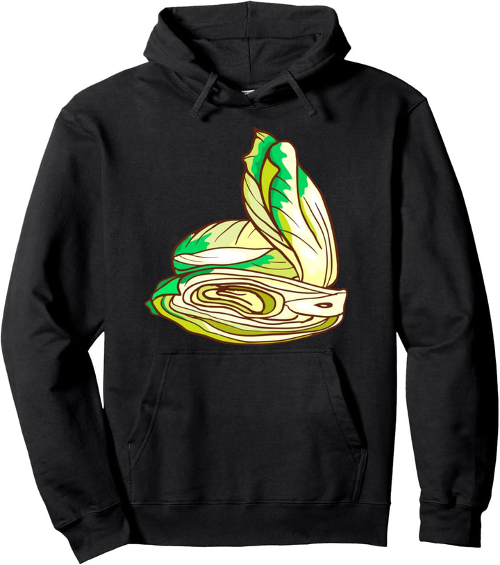 Chicorée Gemüse Vegan Vegetarisch Veganer Vegetarier Pullover Hoodie