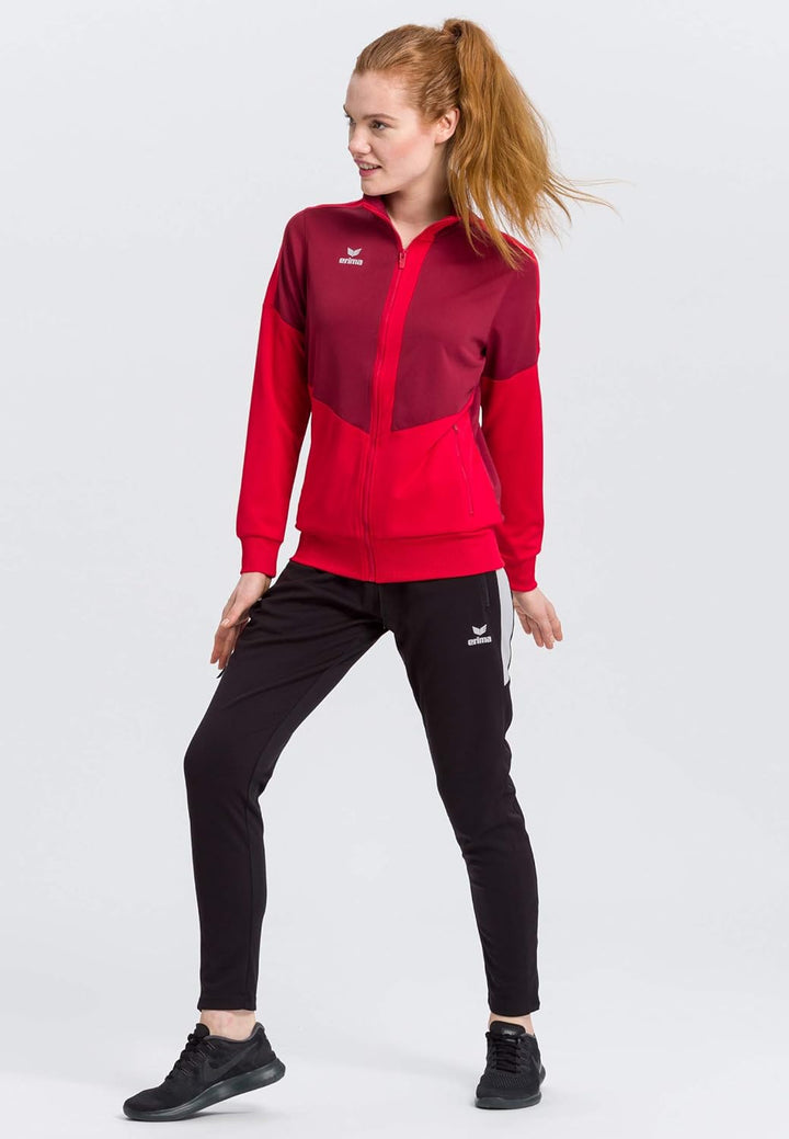 Erima Damen Trainingsjacke Squad Worker 34 bordeaux/rot, 34 bordeaux/rot
