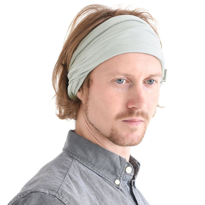 Dünnes Lauf Stirnband Sport Haarband Herren, Bandana Damen Sommer Japanische Mode Lang, Loop Tuch Zu
