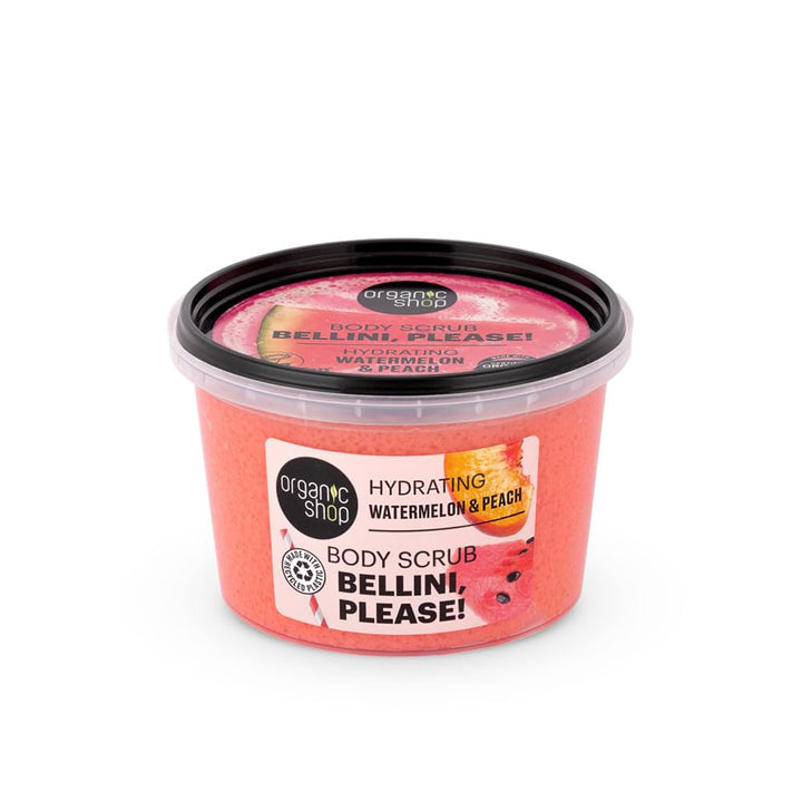 Organic Shop Hydrating Bellini, Please! Körperpeeling Wassermelone & Pfirsich (250 ml) Wassermelone