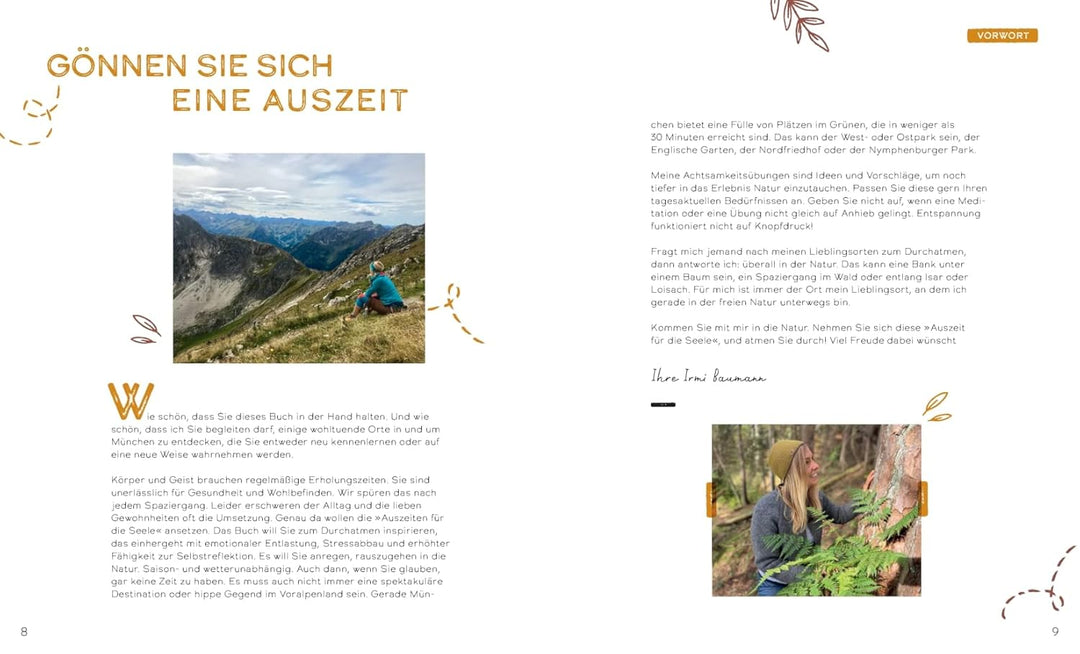 Auszeiten für die Seele in und um München: 33 Orte zum Innehalten, Lauschen und Aufblühen, Taschenbu