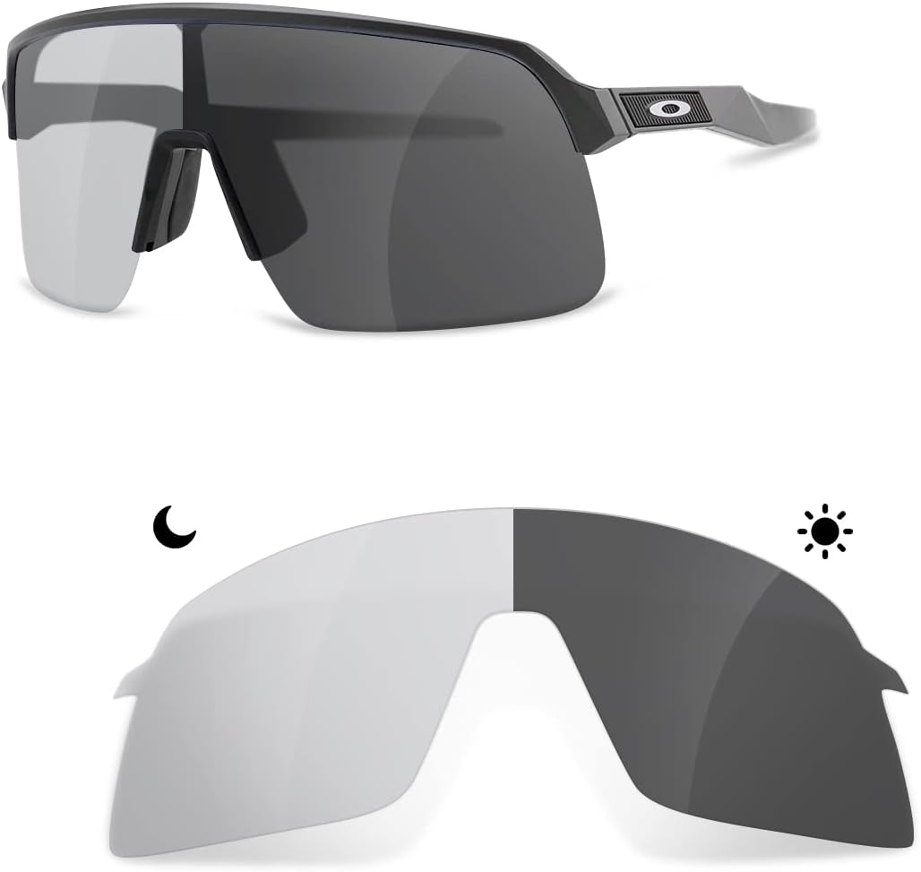 Kompatibel Ersatzgläser für Oakley Sutro Lite OO9463, Selbsttönend, Klar oder Farbe Photochrom, Ever