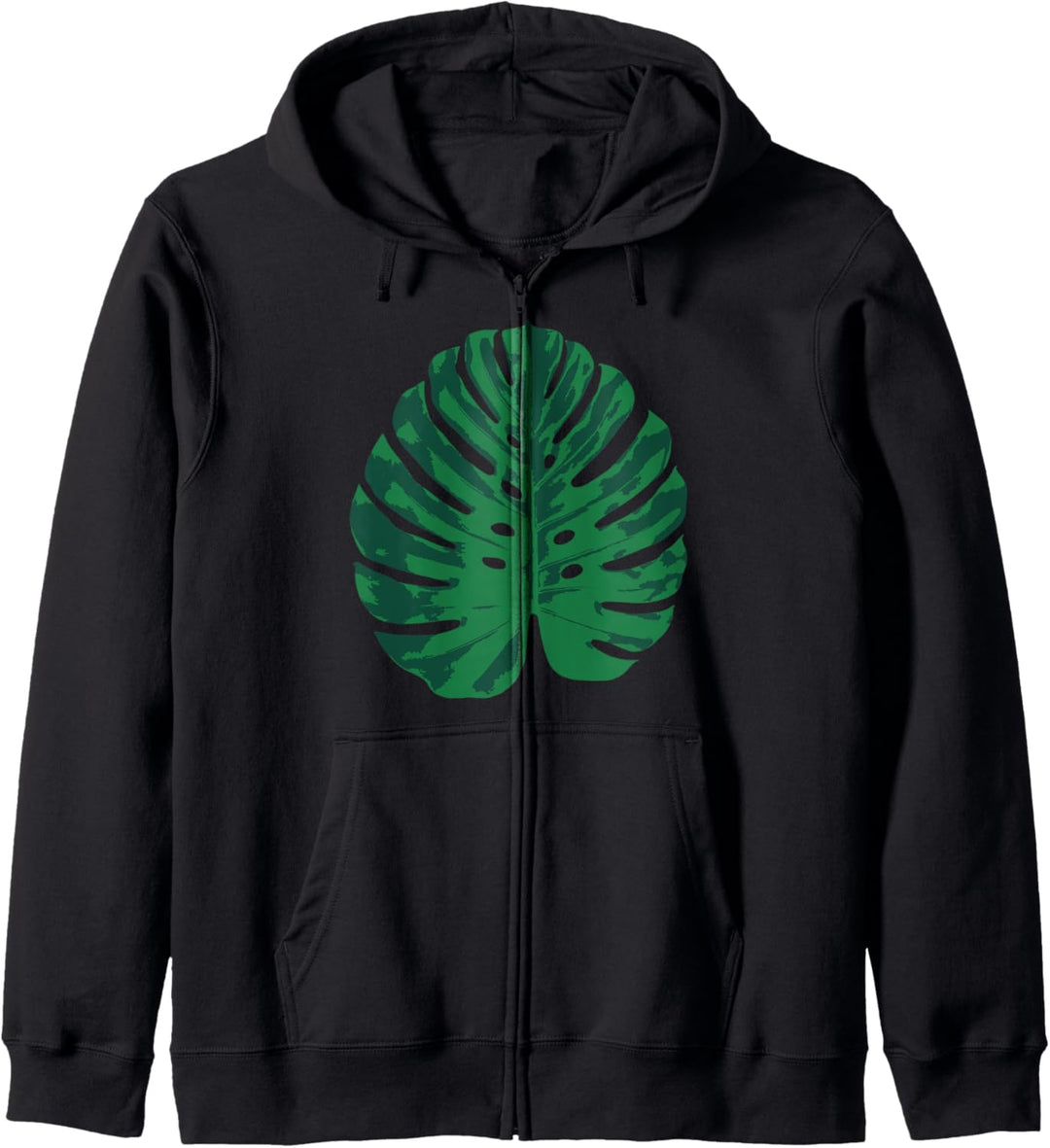 Monstera Leaf Pflanze Monstera Deliciosa Botanical Gardening Kapuzenjacke