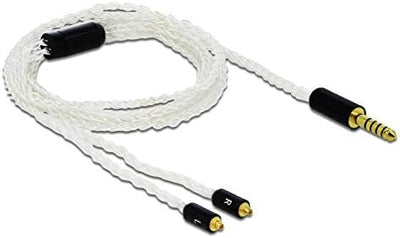 Delock Audio Kabel 4,4 mm 5 Pin Klinkenstecker zu 2 x MMCX Stecker 1,20 m