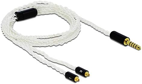 Delock Audio Kabel 4,4 mm 5 Pin Klinkenstecker zu 2 x MMCX Stecker 1,20 m