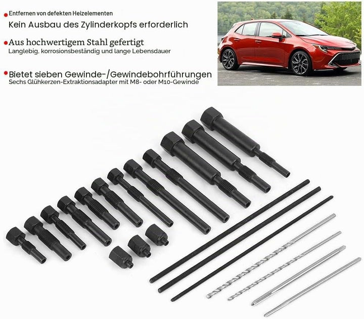 TKSE Glühkerzen Ausbauwerkzeug, Glühkerzen Entfernungswerkzeug Entfernungsabzieher Heizelement Elekt