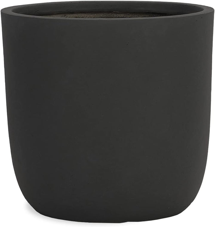 Pflanzwerk® Pflanzkübel Cup - Blumentöpfe Übertöpfe 27cm Ø ANTHRAZIT *Frostbeständige Blumenkübel* *