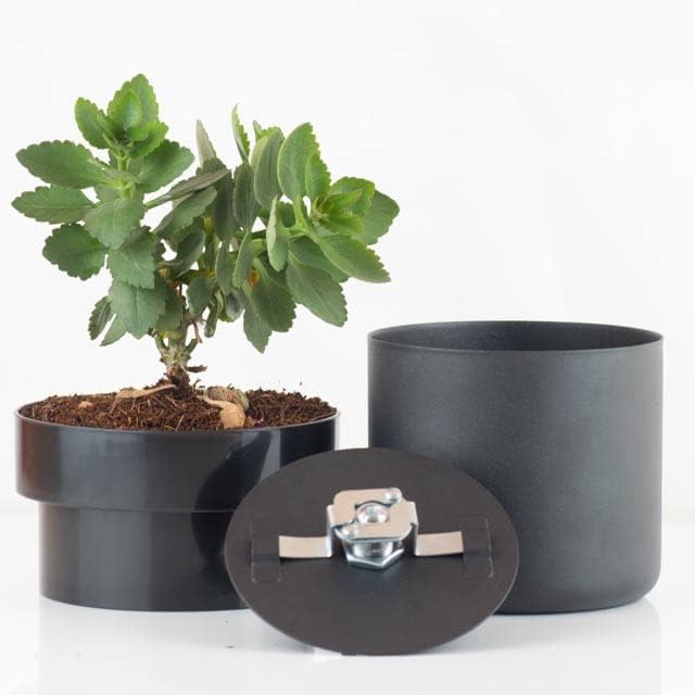 Castell Deco - Safe in Form eines Blumentopfs, Tarnung mit Schlüssel, 3 Farben, getarnter Safe, geld