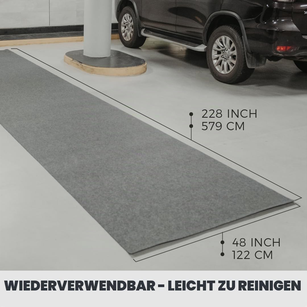 Mehrzweck-Läufer mit Gummirückseite, wasserdicht, kann für Garagenböden, Garagenbodenmatte für unter