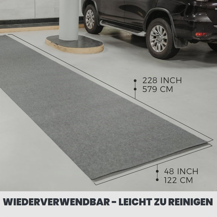 Mehrzweck-Läufer mit Gummirückseite, wasserdicht, kann für Garagenböden, Garagenbodenmatte für unter