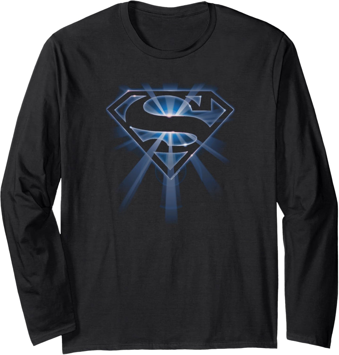 Superman Glowing Shield Langarmshirt