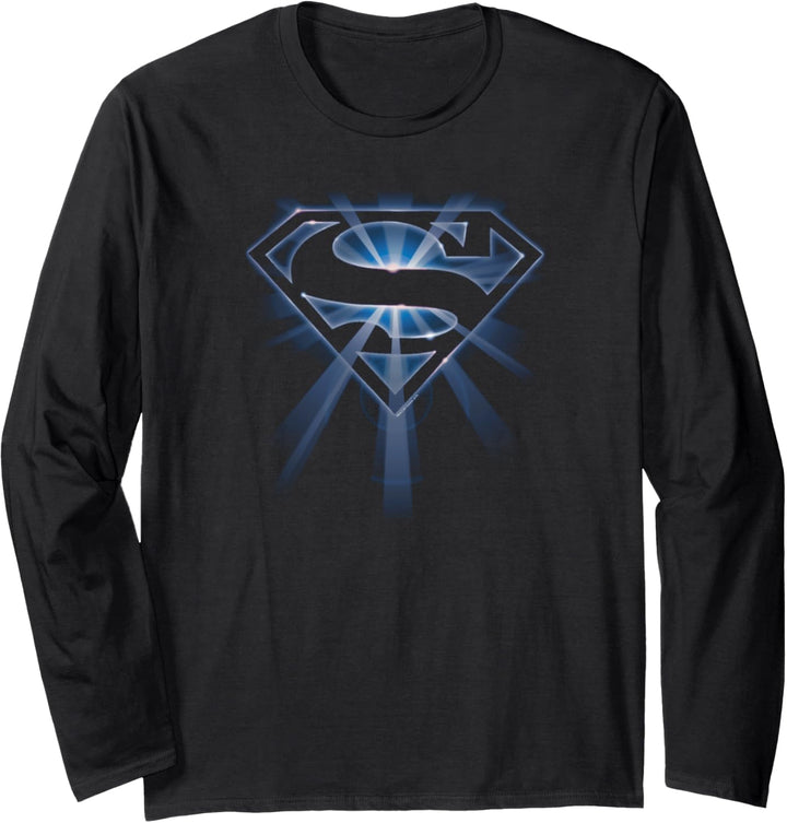 Superman Glowing Shield Langarmshirt