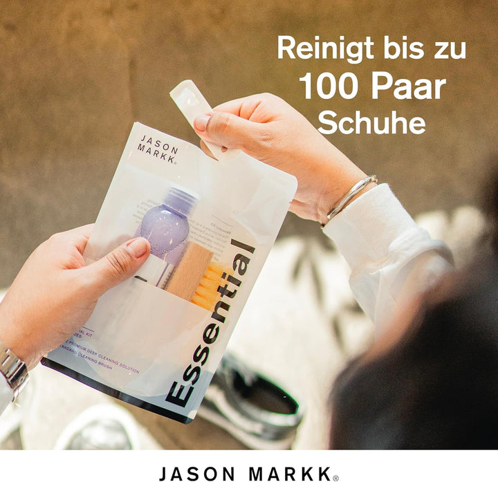 Jason Markk Tiefenreiniger für die Reinigung von Schuhen und Entfernt Schmutz und Flecken Essential
