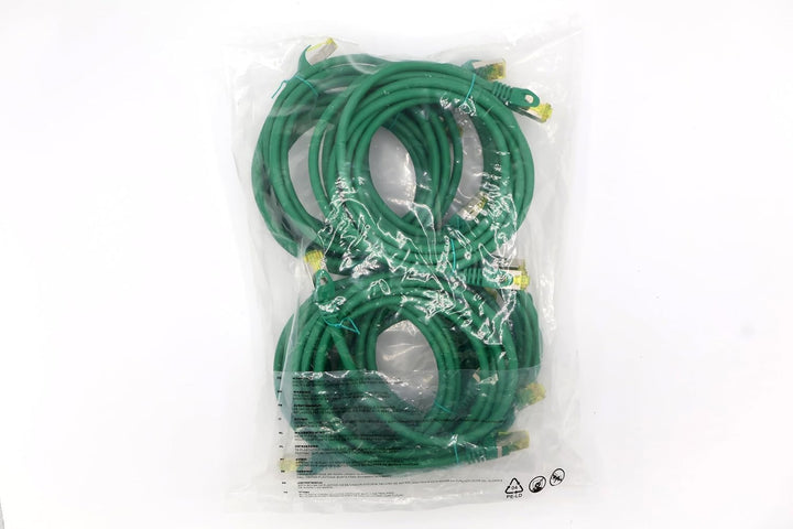 Cat.7 Netzwerkkabel 2m Grün 10 Stück Cat7 Ethernetkabel Netzwerk LAN Kabel Rohkabel 10 Gb s SFTP PIM