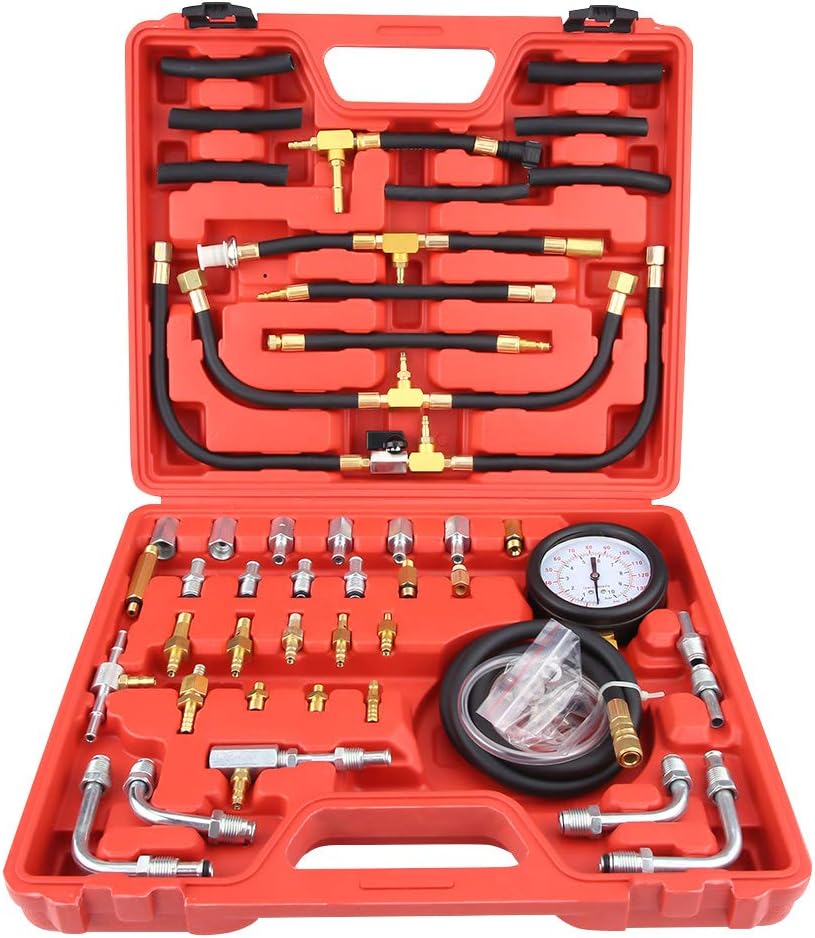 KIMISS Universal Benzin Manometer Tester Einspritzpumpe Diagnose-Tool-Kit