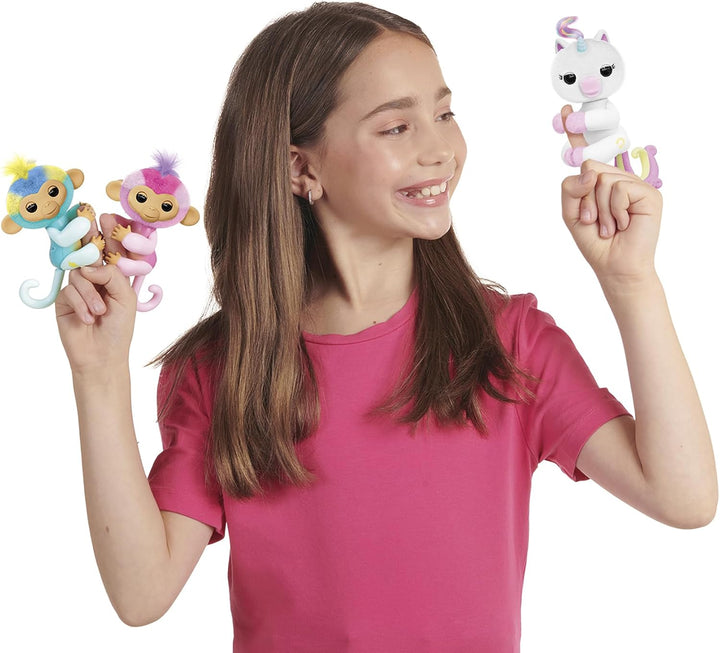 Lansay Fingerlings – Einhorn – kleines interaktives Tier – Elektronik für Kinder – ab 5 Jahren