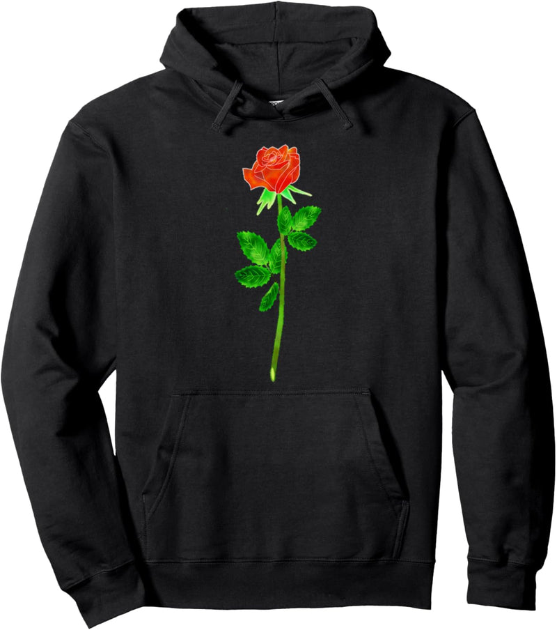 Rote Rose Pullover Hoodie