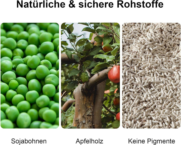 FUKUMARU Tofu Katzenstreu 10.8kg, Klumpstreu für Katzen, Staubfrei und Leicht klumpend, Gemischtes A