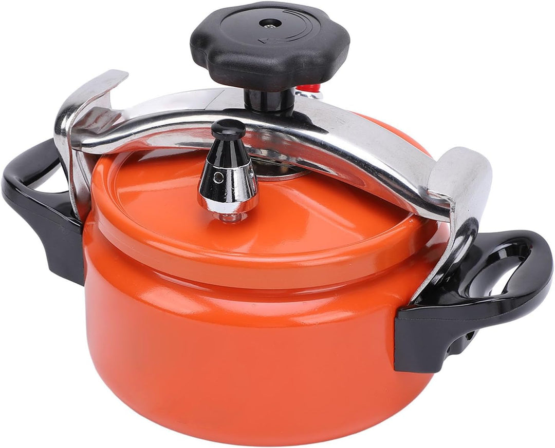 Schnellkochtopf, Doppelboden-Druckdosenbehälter aus Aluminiumlegierung, Leicht zu öffnender und zu S