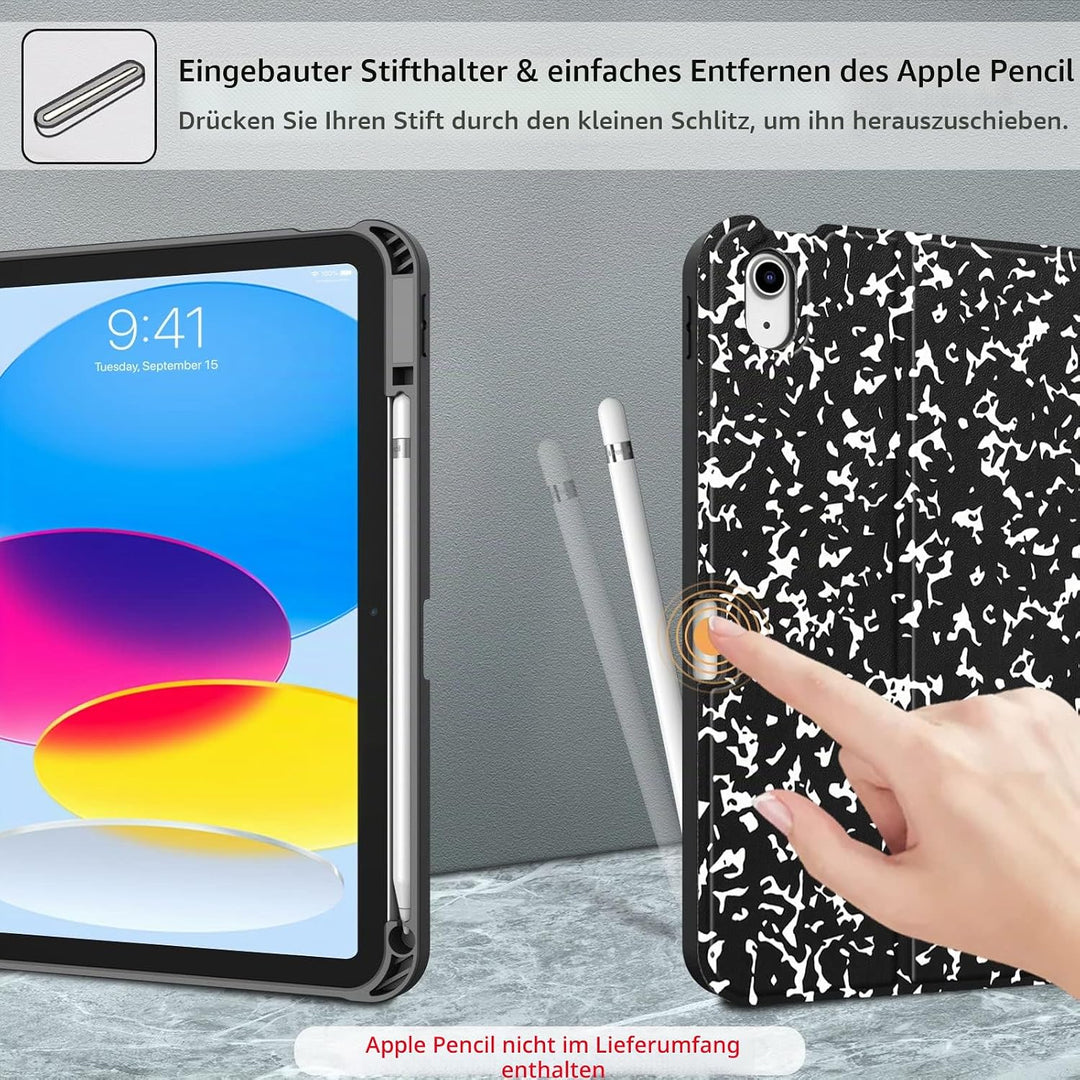 FINTIE Tastatur Hülle für iPad 11. Generation 2025 11", iPad 10. Generation 2022 10.9" Schutzhülle m