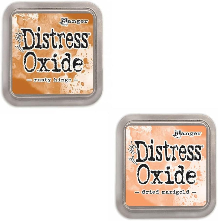 Kit mit 12 Pigment Fusion Tinte und Füller Tampon | Matt Effect Finish | Ranger Distress Oxide - Ent