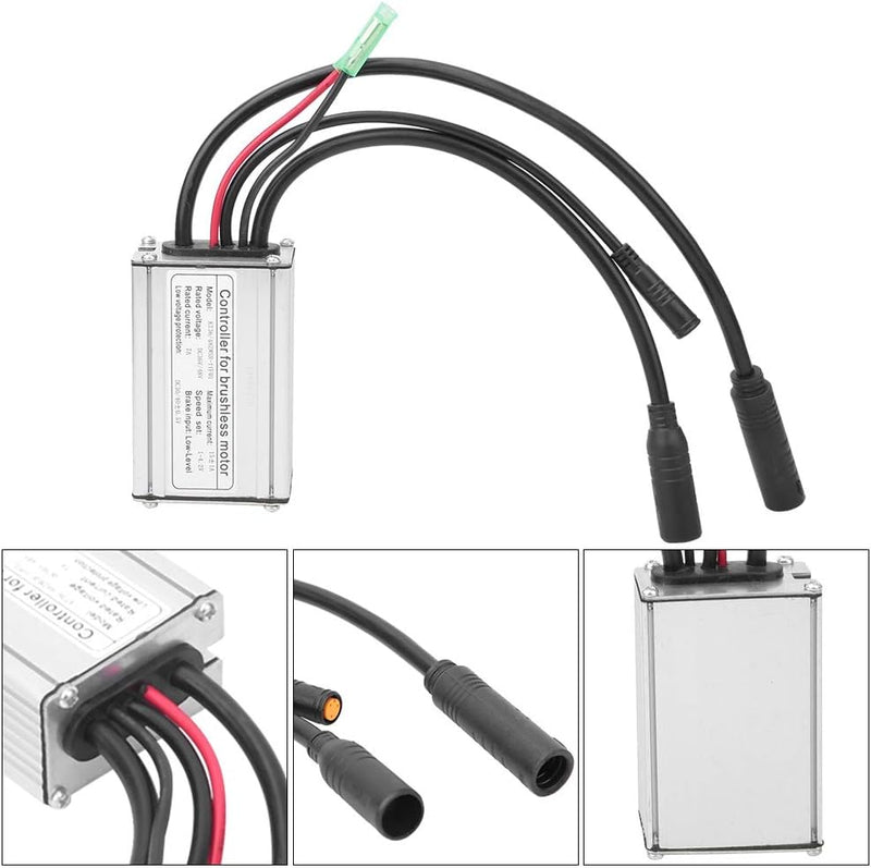 Tbest Controller 36v 250w, Elektroroller-Controller, Bürstenloser E-Scooter-Controller, Bürstenloser