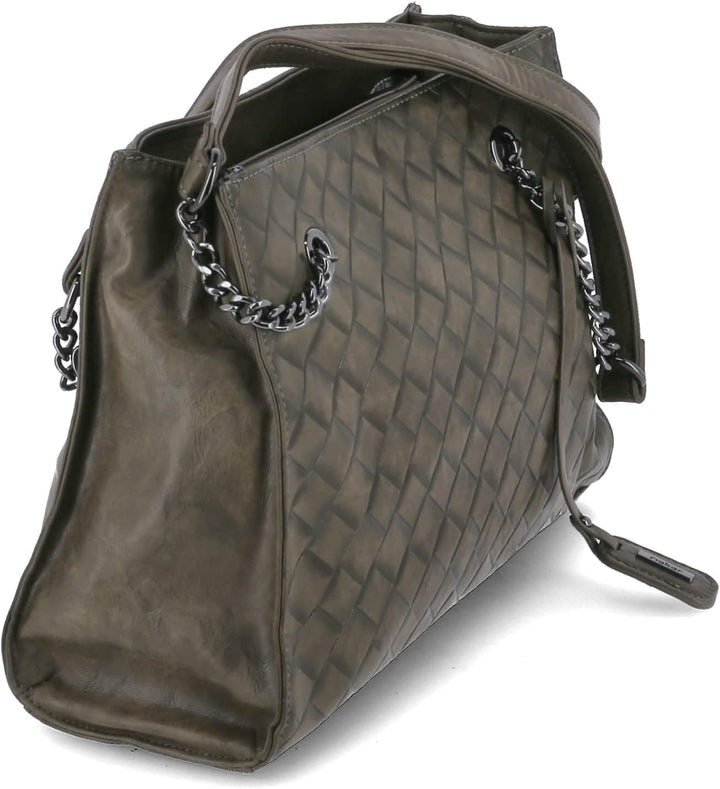 Rieker Damen H1336 Shopper, S Grün, Grün