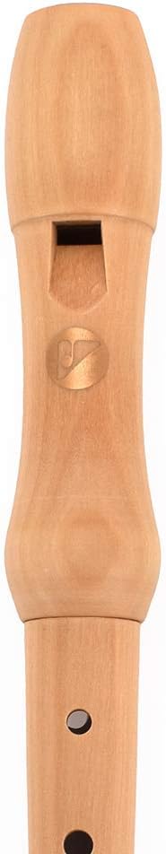 Voggy´s Holzblockflöten-Set Blockflöte Wischer Stofftasche Set für Anfänger und Fortgeschrittene (C-
