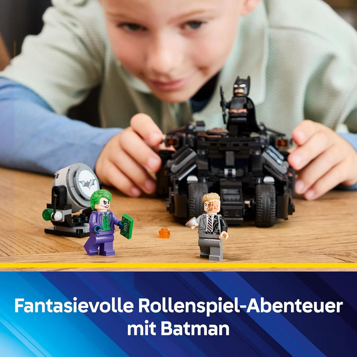 LEGO DC Batman: Batman Tumbler vs. Two-Face & The Joker - Superhelden Spielzeug mit Batmobil Auto -
