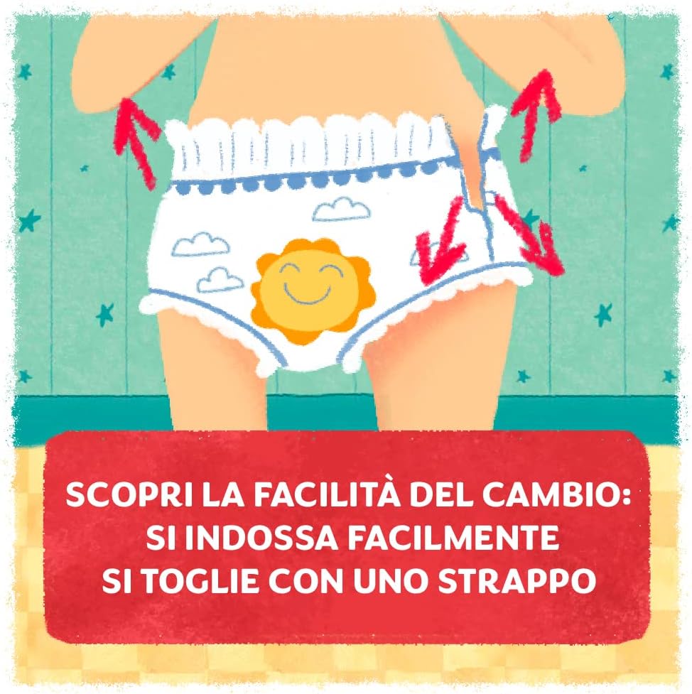 Pampers Sonne und Mond extra grosse Höschenwindel, Grösse 6 (15+ kg), 78 Windeln Taglia 6 (Confezion