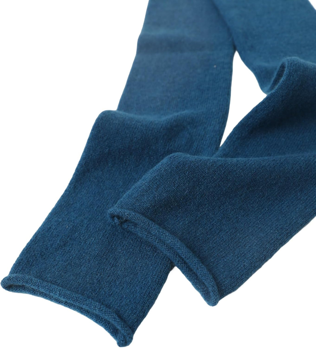 Prettystern Damen Kaschmir-Wolle Arm-Wärmer Lange Arm-stulpen Fingerlose Pulswärmer für Abendmode, L