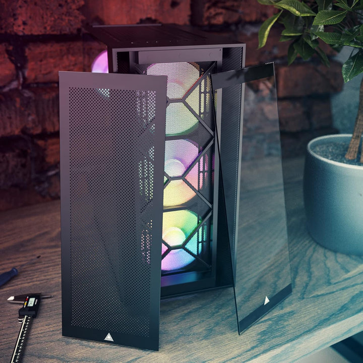 Montech AIR 1000 Premium, Midi-Tower, Tempered Glass, schwarz AIR 1000 PREMIUM Schwarz Black, AIR 10