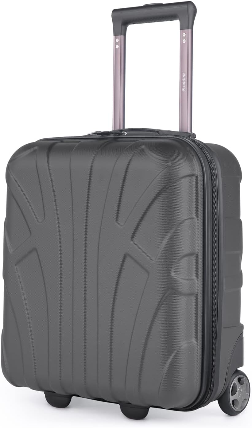 suitline - Kleiner Koffer 45x36x20 cm, Easyjet Freigepäck Underseat Handgepäck, Bordgepäck Trolley l