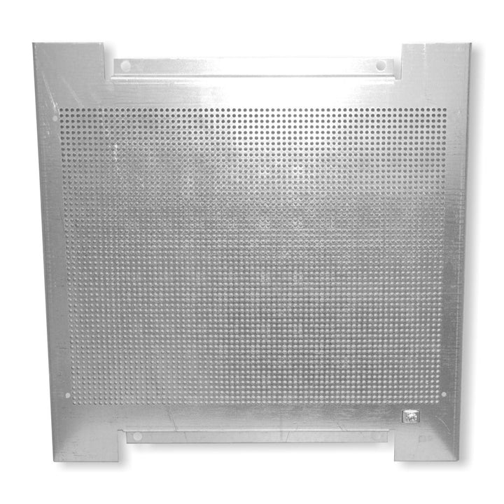 1, 5mm Lochblech-Montageplatte mit Erdungsanschluss 400x400x18mm