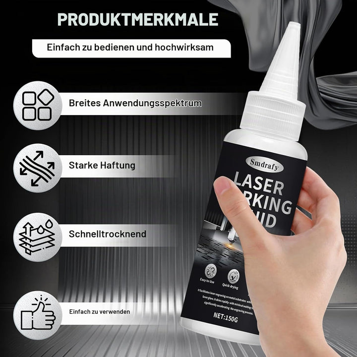 150ml Lasermarkierungsflüssigkeit, Laser Marking Fluid, Laser Markierungsspray, Lasergravur Spray, G