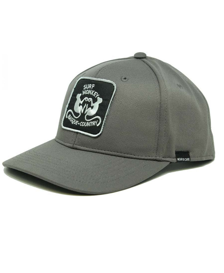 DRESSED IN MUSIC PLAY WITH ME Recycled Sport Surf Monkey® Schnelltrocknend Technische Kappe (Grau),