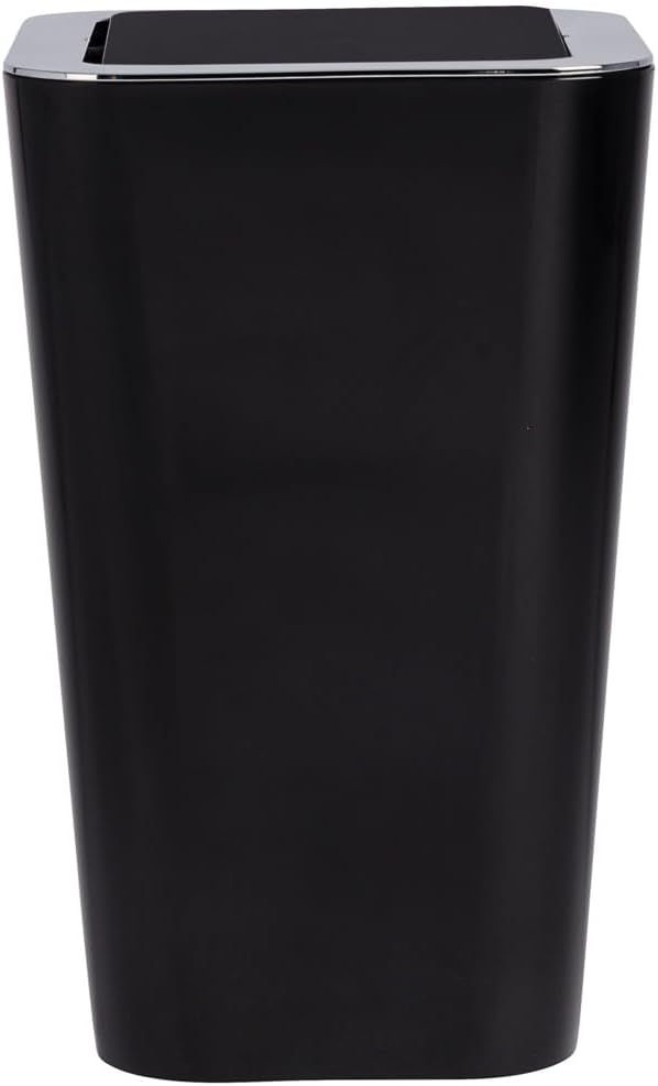 WENKO Kosmetikeimer Mod. Candy 6 Liter, Hygieneeimer, Badezimmer-Mülleimer mit Schwingdeckel Abfalle