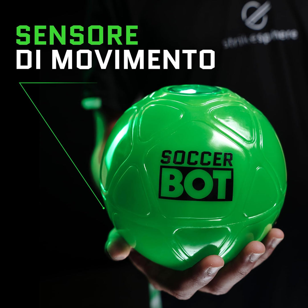 Soccer Bot Smart Ball, Roboter für den Innenbereich, Solo oder Multiplayer, ab 3 Jahren, MR100, Schw