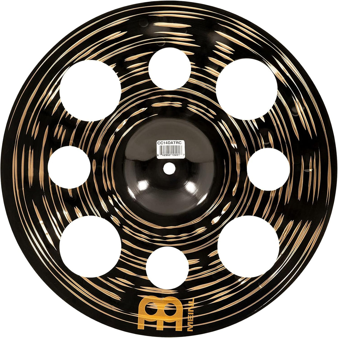 Meinl Cymbals Classics Custom Dark Trash Crash 14 Zoll (Video) Schlagzeug Becken (35,56cm) B12 Bronz