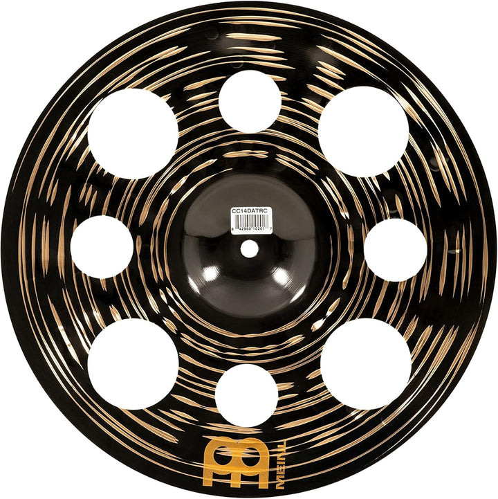 Meinl Cymbals Classics Custom Dark Trash Crash 14 Zoll (Video) Schlagzeug Becken (35,56cm) B12 Bronz