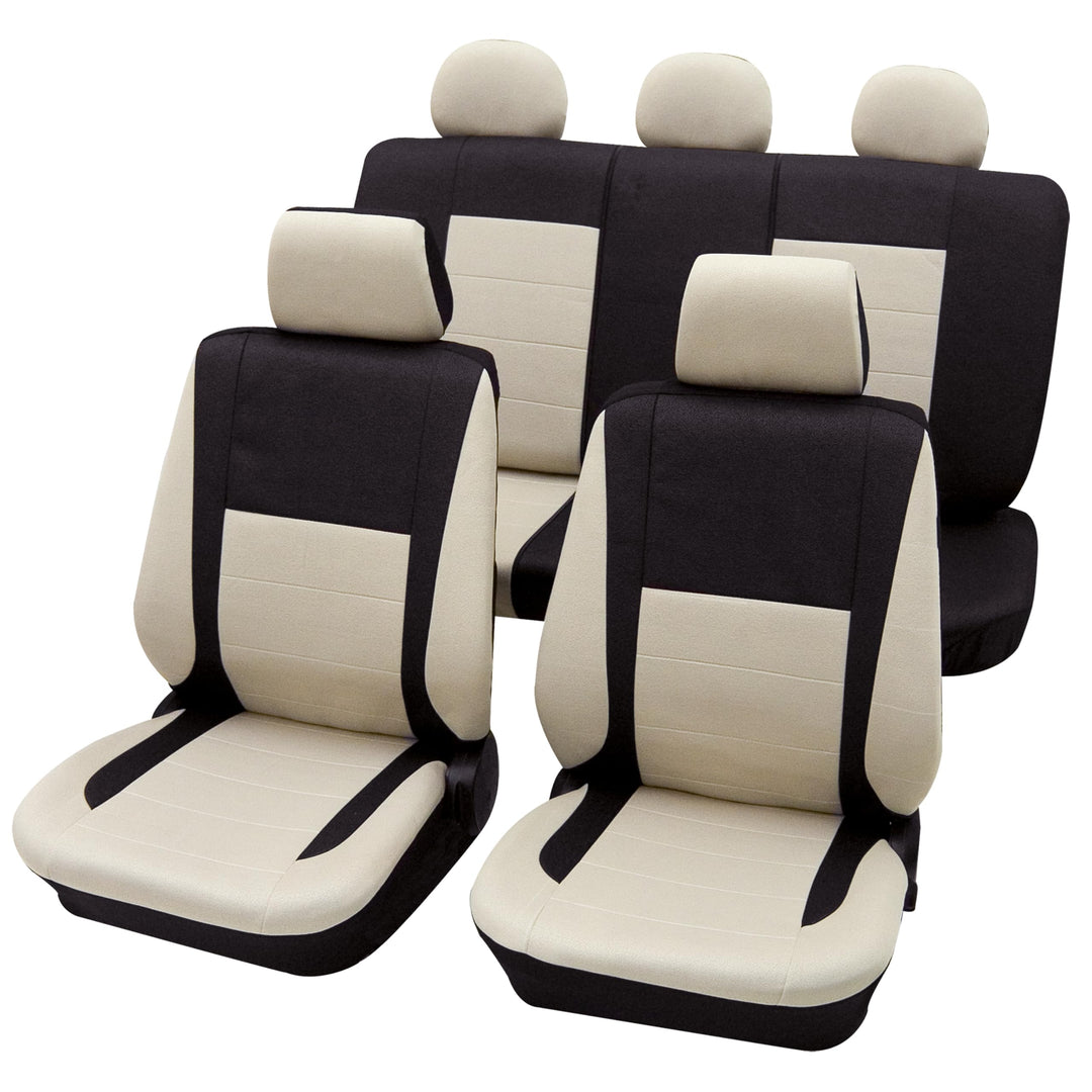 Petex Sitzbezugset Universal Eco Class Elegance beige 17-teilig Grösse SAB 1 Vario Plus