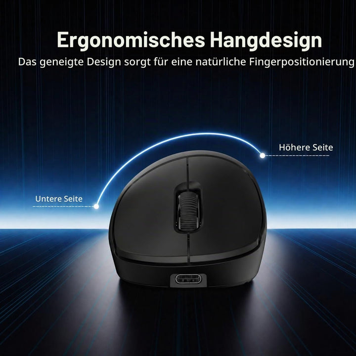 RK ROYAL KLUDGE MG5 8K kabellose Gaming Maus, 42K DPI PAW3950 Sensor, 56g leichte ergonomische, dopp