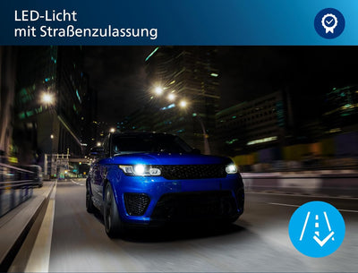 Philips Ultinon Pro6000 Boost H7-LED Scheinwerferlampe mit Strassenzulassung*, 300% helleres Licht**