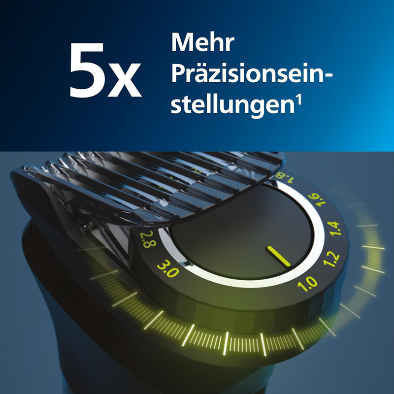 Philips Multigroom Series 7000, All-in-One-Trimmer, 14-in-1 Barttrimmer und Haarschneider für Gesich