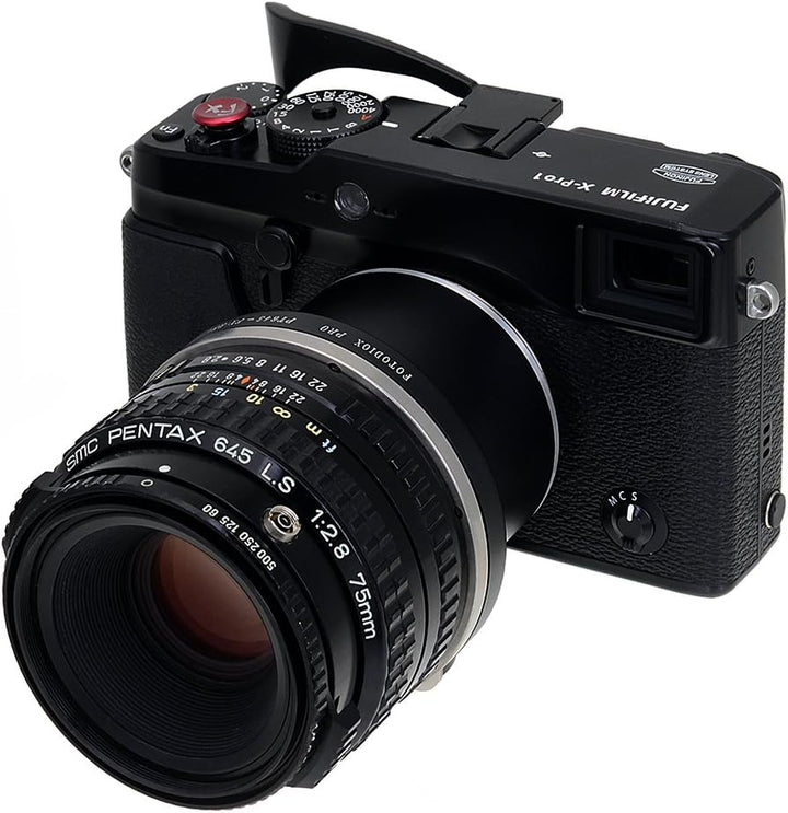Fotodiox Pro Lens Mount Adapter Compatible with Pentax 645 Lenses on Fujifilm X-Mount Cameras Pentax