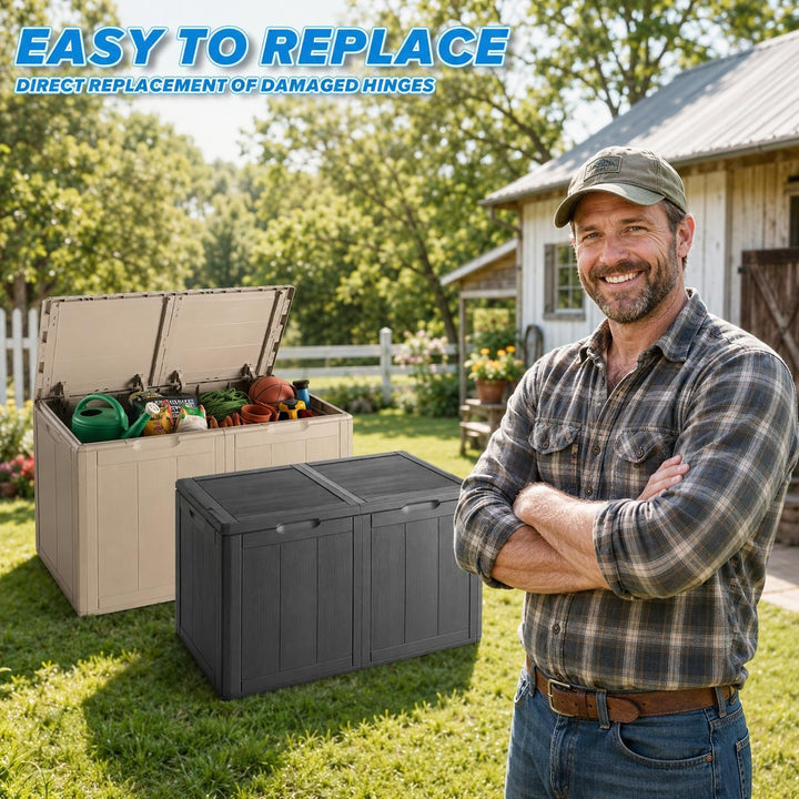 2 Stück Gasdruckfedern für Gartenbox, 285 × 57 mm