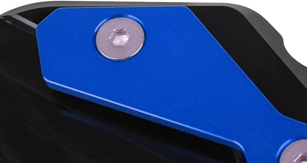 Side Stand Enlarge, Kickstand Extension Pad Side Stand Enlarger für MT-09 2013-2021 (Blau), Blau
