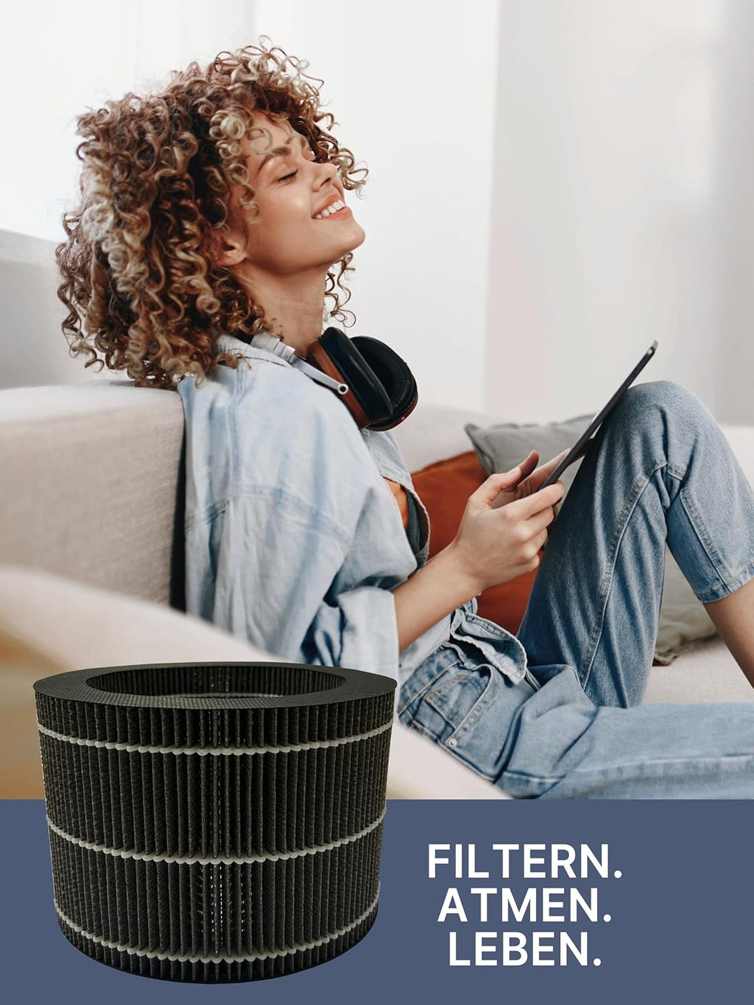 Comedes 2 Filter für Philips Luftbefeuchter & Luftreiniger [AC3420, AC3421 & Serie 3400] - Ersatz fü